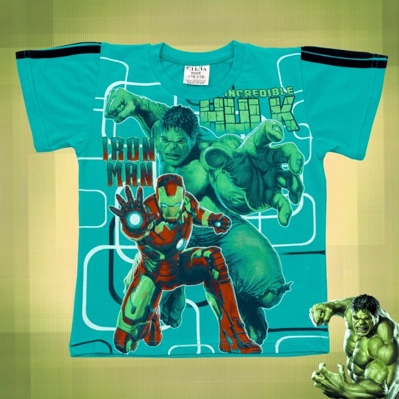 T-Shirt Hulk & Iron Man
