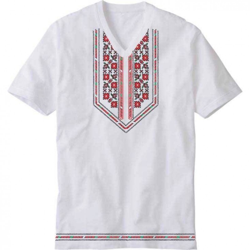  T-Shirt mit Ethno-Motiven