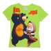 T-Shirt Mascha und der Bär